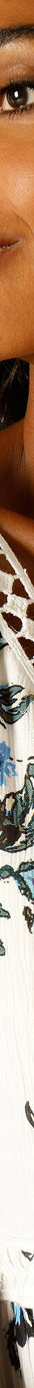 Robe imprimé fleuri et macramé (écru / bleu) Robe imprimé fleuri et macramé (écru / bleu)